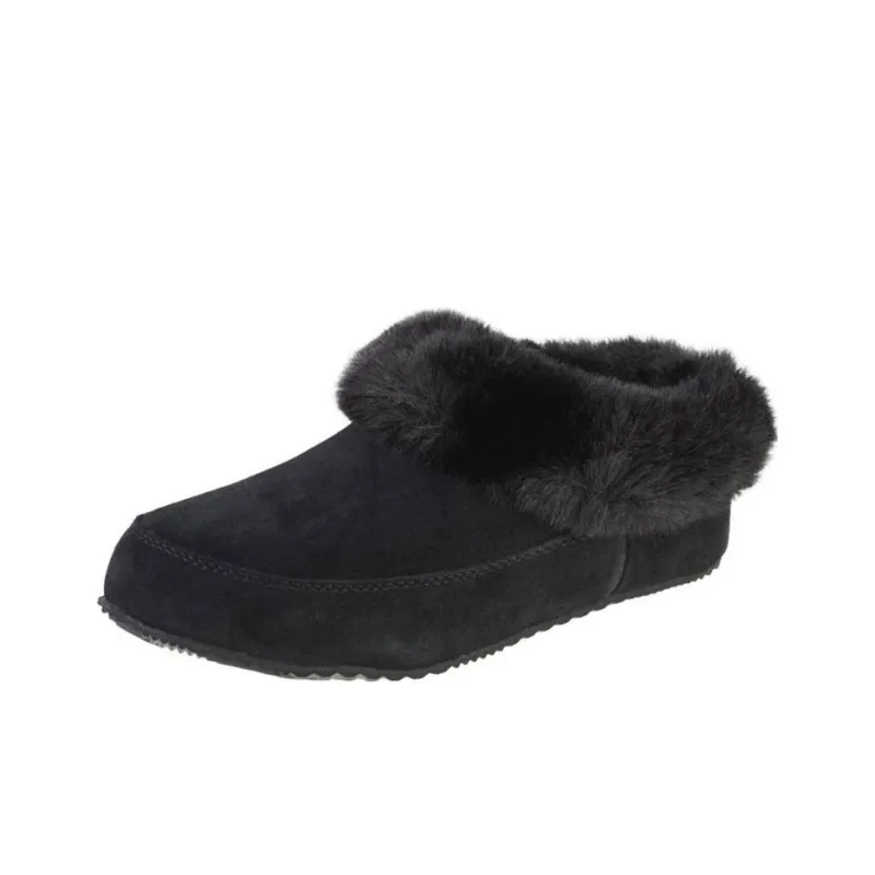 SOREL Slip-Resistant Wrap-toe Slippers Women's Black-1