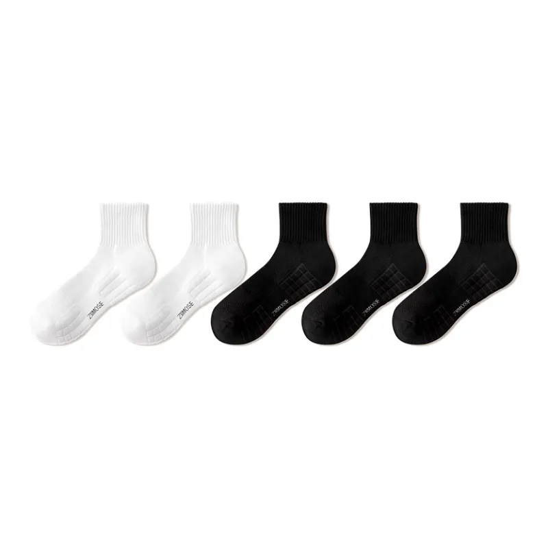 YINSHILIANGPIN Mid Calf Socks Men's 5 Pack-18