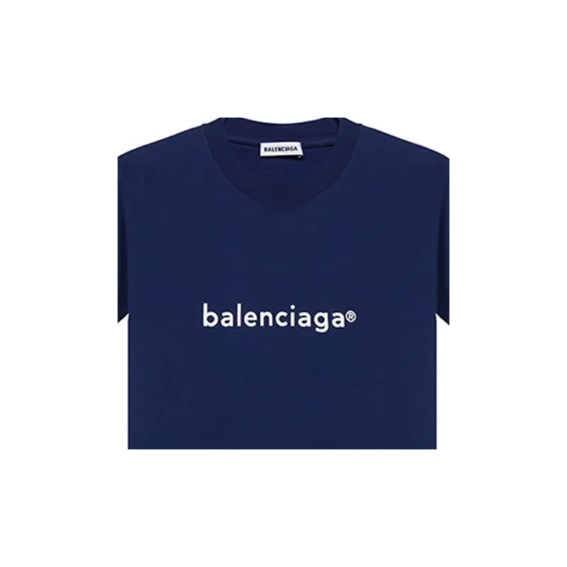 Balenciaga T Shirt Women's Purple Blue-4