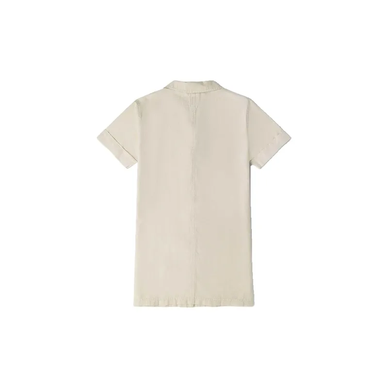 Vans OFF THE WALL Short-Sleeved Dresses Women's Beige-1