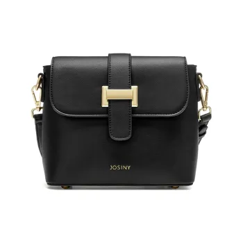 JOSINY PU Shoulder Bag Regular Women's Black/Ecru/Coffee
