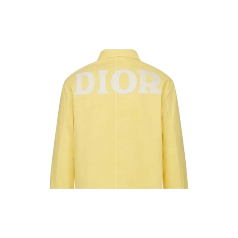 DIOR Quarterly New Products Jackets Men Yellow-5