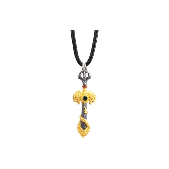 Three Blessings Of Happiness S925 Silver Necklaces Unisex