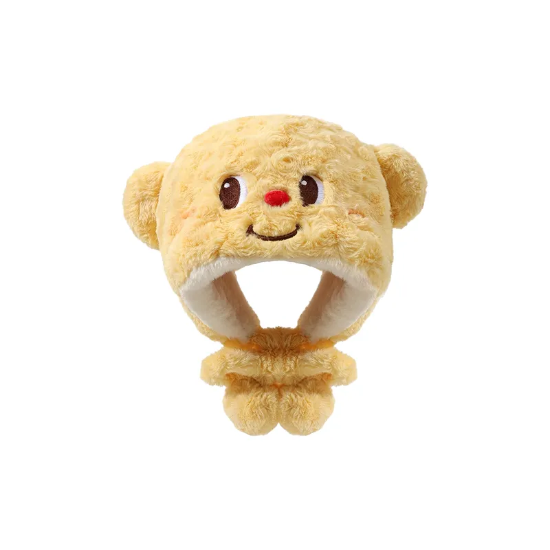 PLAN IN Plush Hoods & Plush Hats Unisex-0