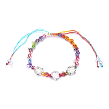 Listen To The Flowers Bloom Rope Bracelets Women's