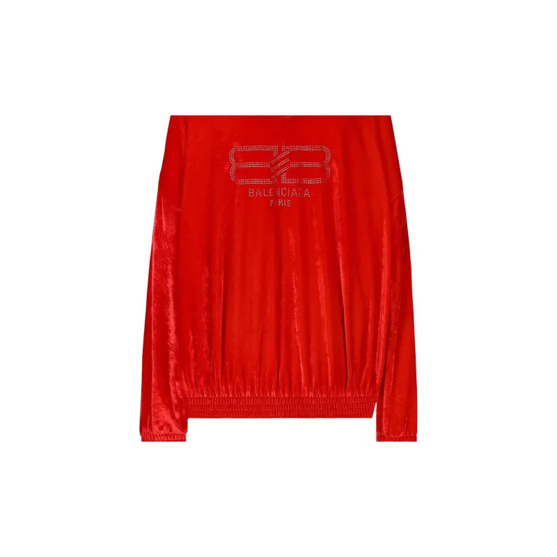 Balenciaga Bb Paris Strass Hoodie-4
