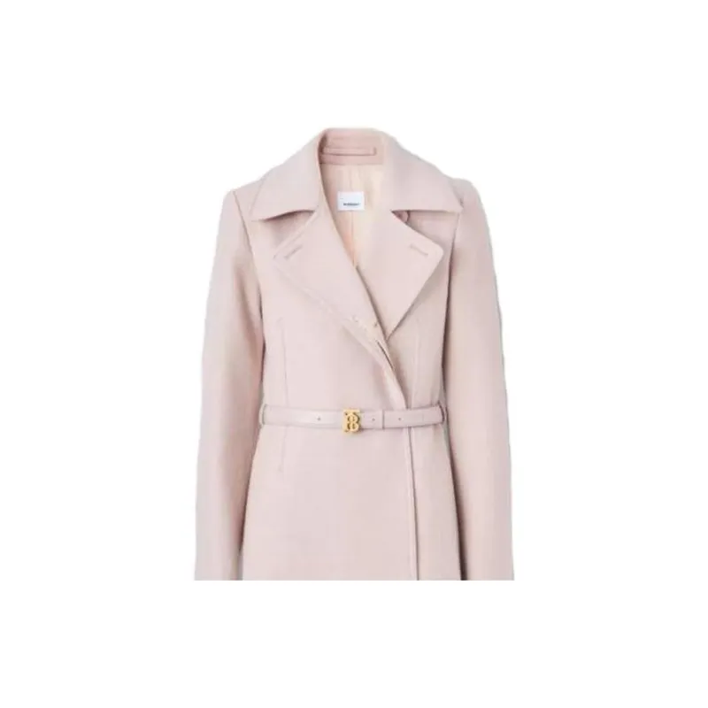 Burberry Velvet Jackets Women's Pink-3