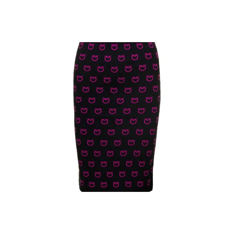 PINKO Casual Short Skirts Women's Black-4