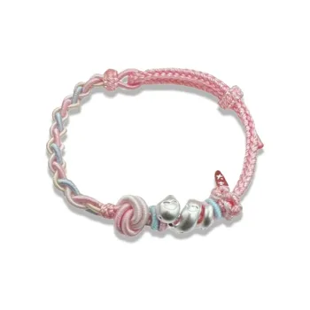 GIRATI S 999 Fine Silver Rope Bracelets Women's