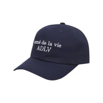 Acme De La Vie/ADLV Cotton Baseball Caps Unisex Navy Blue