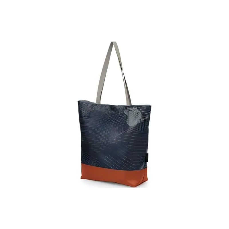 OSPREY Polyester Polyester Tote Bag Shopping Bag Shoulder Bags Medium Size Women's Camouflage Line Multicolor Orange-1
