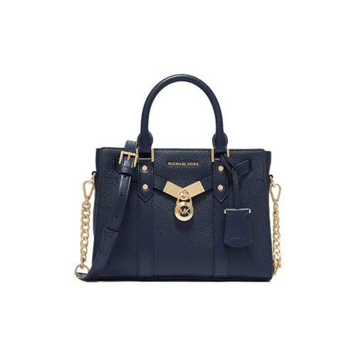 MICHAEL KORS MICHAEL KORS Luggage Collection Cow Leather Crossbody Handbags Small Size Women's Marine Blue