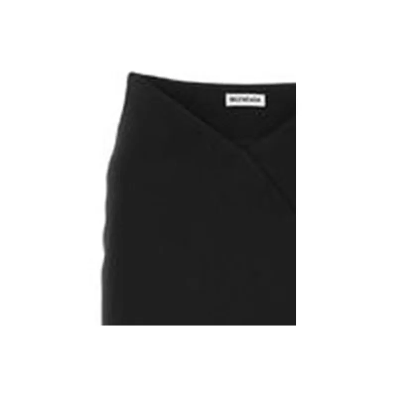Balenciaga Wrap Midi Pencil Skirt-4