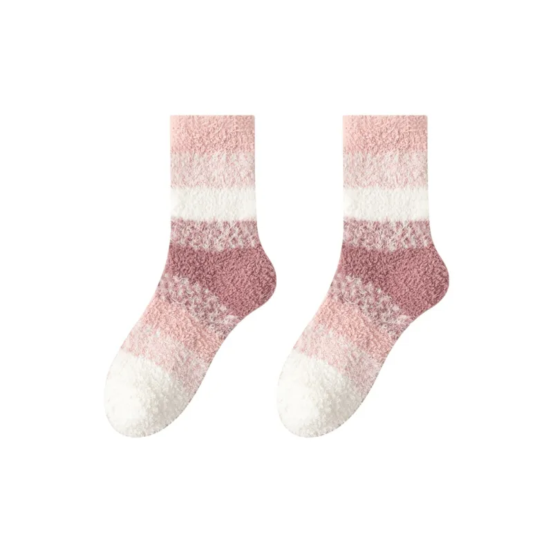 MIIOW Mid Calf Socks Women's 2 Pack-8