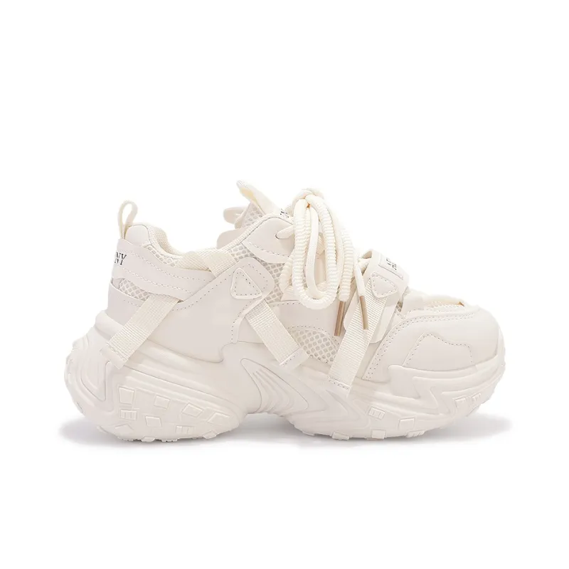 Miss Zhang Anti Slip Wear Resistant Low Top Chunky Sneakers Women's-1