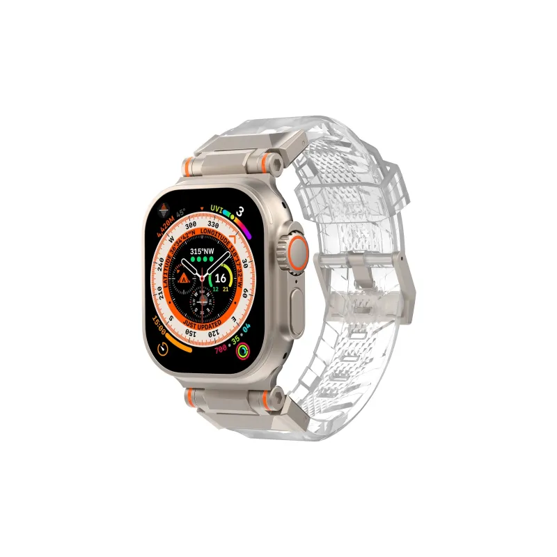 IWabcertoo Watch Band Apple Compatibility Silicone Material-10
