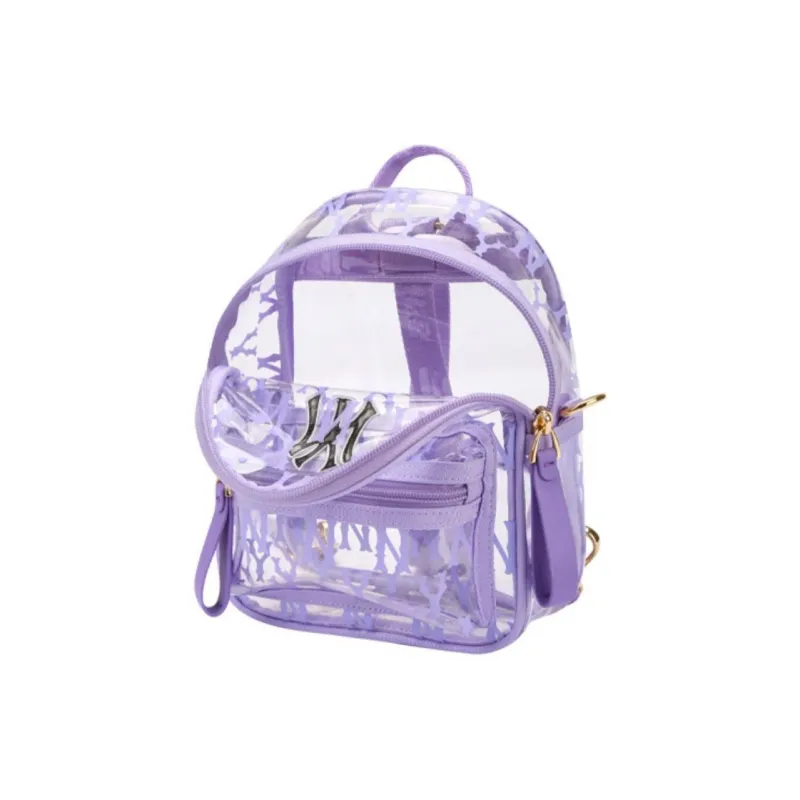 MLB Monogram Collection PVC Polyvinyl Chloride Backpack Mini Unisex Purple-5