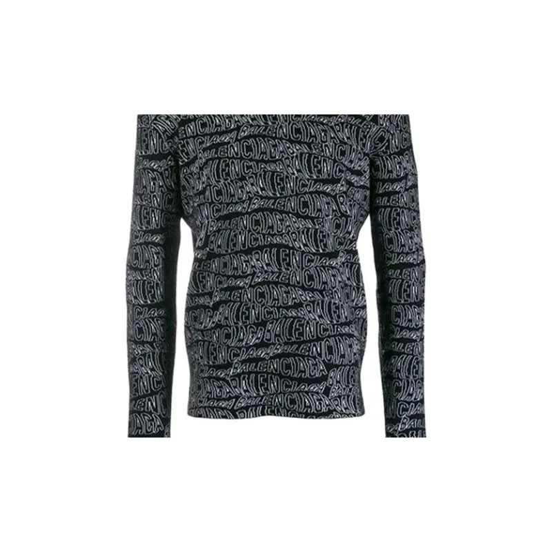 Balenciaga Sweaters Men Dark Gray-4