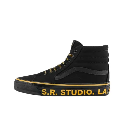 Vans Otw Sk8 Hi 38 Vibram Sterling Ruby Black Orange