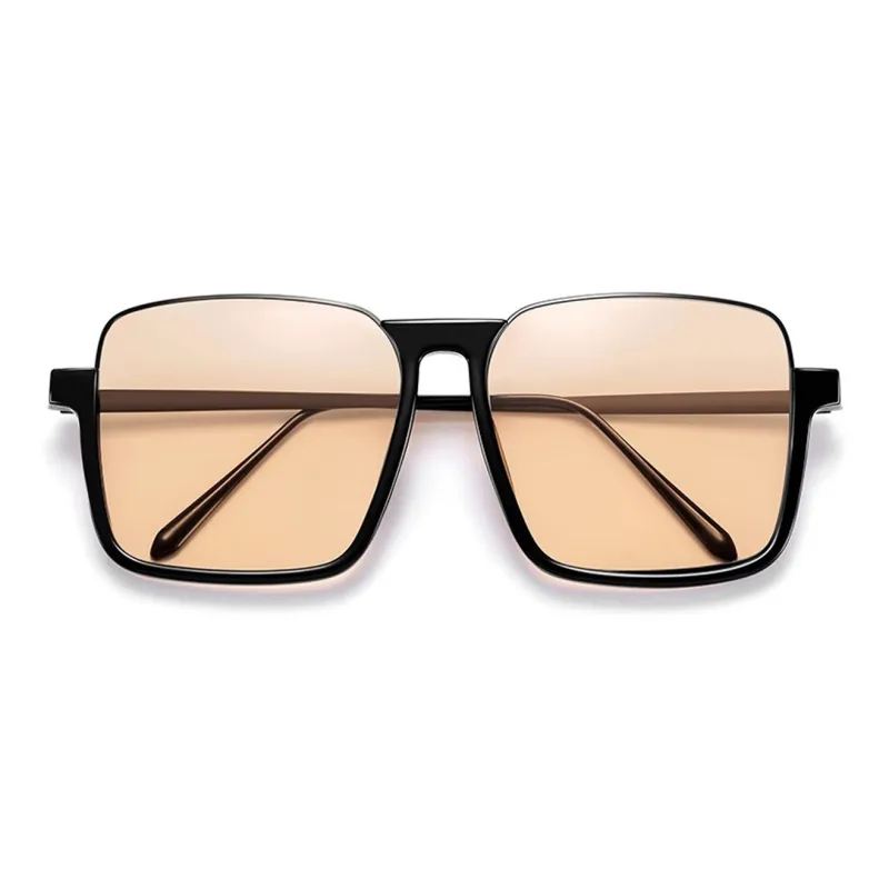 LASHION TR/Memory Plastic Square Sunglasses Women's-0