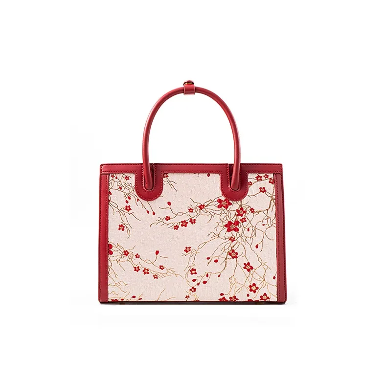 Vigno Synthetic Leather Handbag One Shoulder Crossbody Regular Women's Red-10