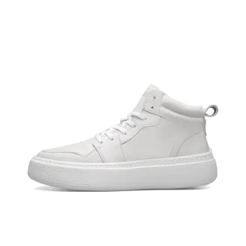 D FUSE SCANDINAVIA High Top Skateboard Shoes Men's White