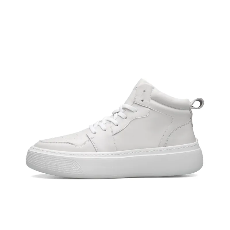 D FUSE SCANDINAVIA High Top Skateboard Shoes Men's White-0