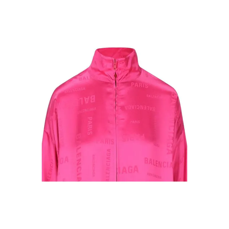 Balenciaga Allover Logo Zipped Sweatshirt-3