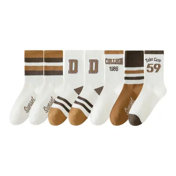 Lan Miao Mid Calf Socks Women's 7 Pack