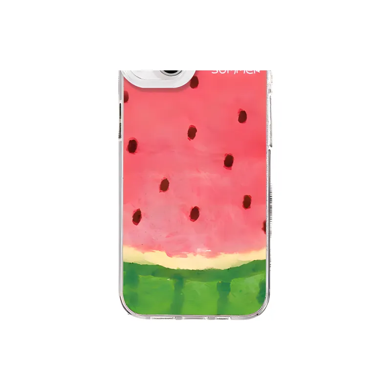 Wei Xin TPU Material Watermelon Phone Cases Compatible With IPhone 16/15 Pro Max/Apple 13/14 Pro Max/12 Series-2