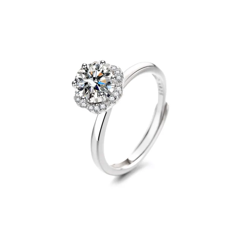 QIANCHANG S925 Silver Rings Women's-0