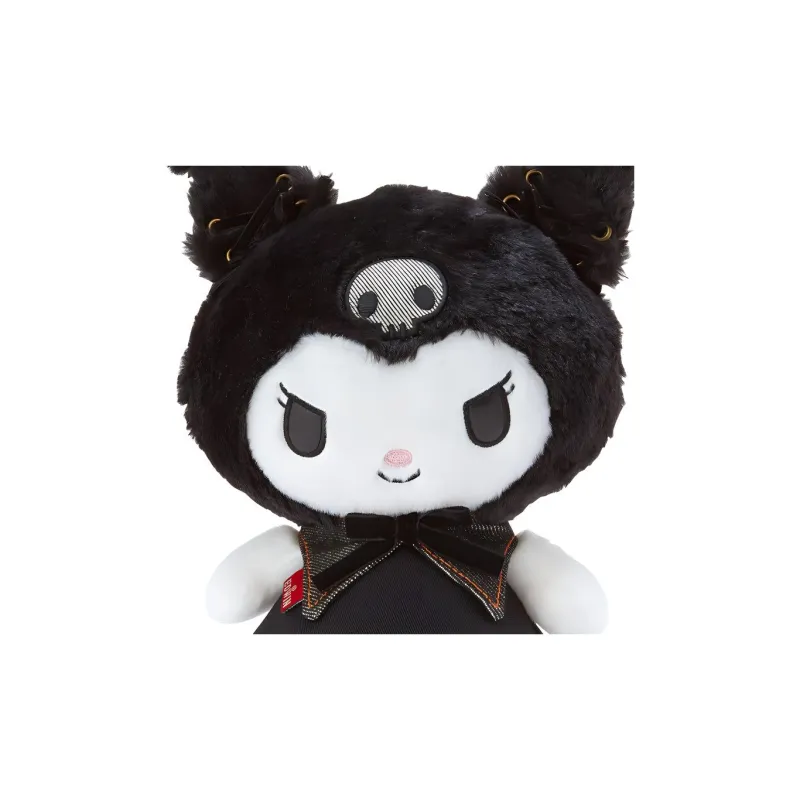 Sanrio Kuromi EDWIN Kuromi Dolls Plush Doll 26cm Height-2