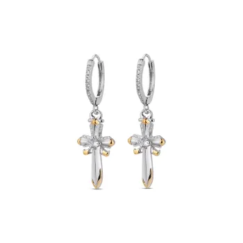 KING OF BLING Alloy With Zircon Stud Earrings Unisex