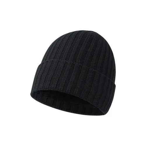 SEPTWOLVES Sheep Wool Warm Beanie WO Unisex Black/Light Gray/Dark Blue
