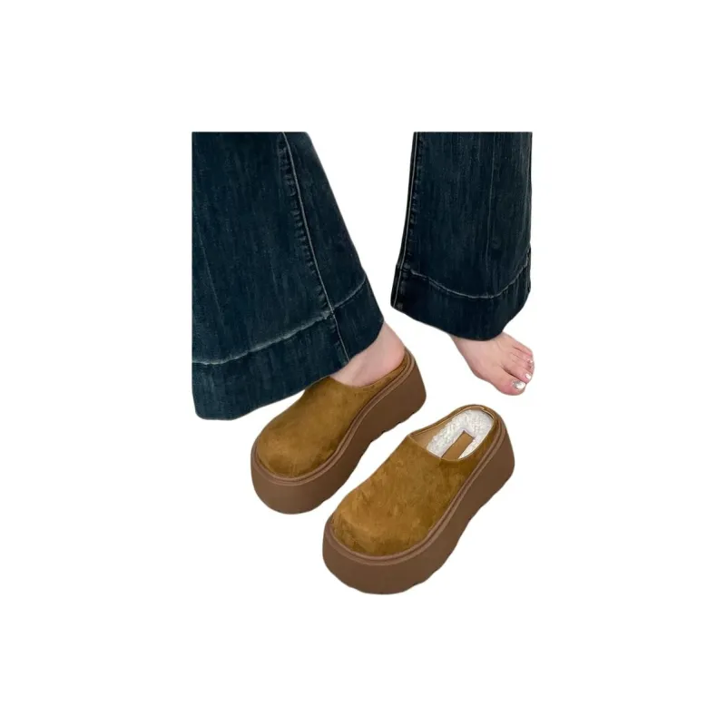 Qiao Anju Home Slippers Coffee, Chestnut-7