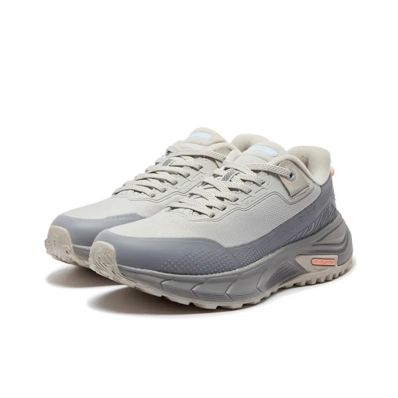 361° Rain Screen Cushioned Slip Resistant Abrasion Resistant Low Top Casual Running Shoes Women's Gray-2