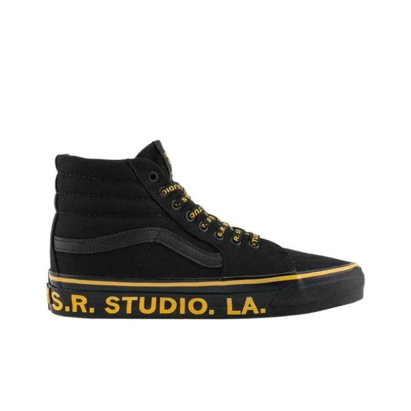 Vans Otw Sk8 Hi 38 Vibram Sterling Ruby Black Orange-1