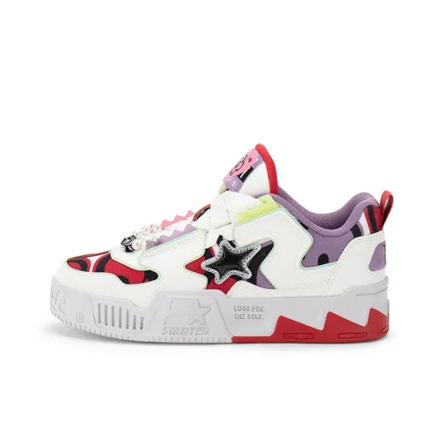 YOUQIANHUA x STARTER Vol 90s Slip Resistant Low Top Skateboard Shoes Women's White