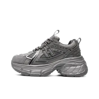 ZHR Height Increasing Shoes Wear resistant And Lightweight Low Top Chunky Sneakers Women's