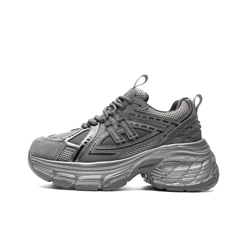 ZHR Height Increasing Shoes Wear-resistant And Lightweight Low-Top Chunky Sneakers Women's-0