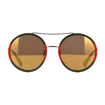 GUCCI Acetate Aviator Sunglasses Women's Green