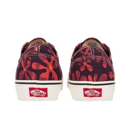 Vans Style 36 Warm And Wear-Resistant Low-Top Canvas Shoes Unisex Black Red-3