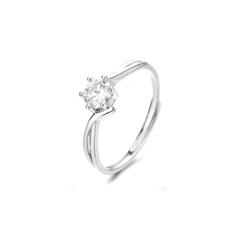 QIANCHANG S999 Fine Silver Rings Women's