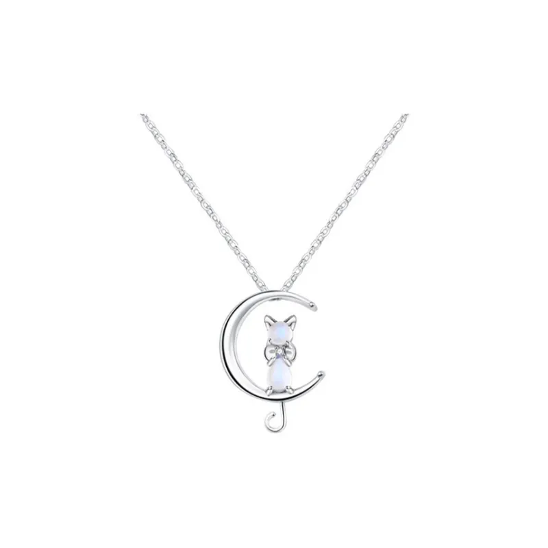 CHIEMOT S925 Silver Collarbone Chain Women's-0