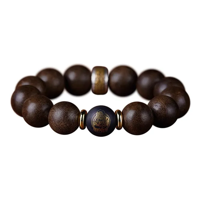 DALONG Fragrance Enhancer, Agarwood, Obsidian Bracelets Unisex-10