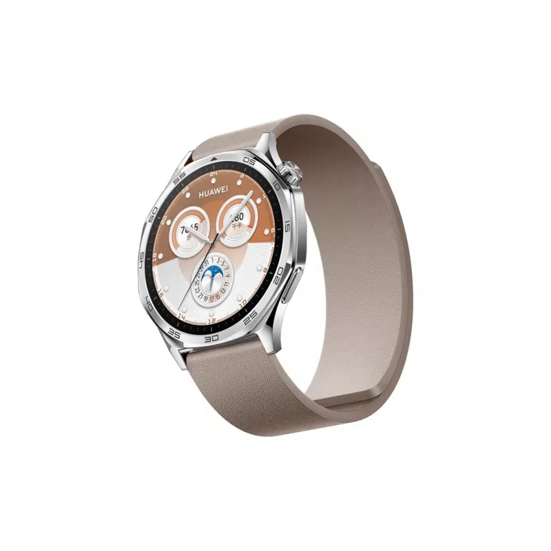FZRT Watch Bands Litchi Grain Kona Leather Magnetic Strap Waterproof And Sweatproof Unisex-2