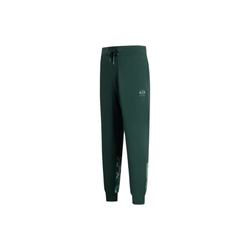 ARMANI EXCHANGEAE SS23 Knitted Sweatpants Men's Green-2