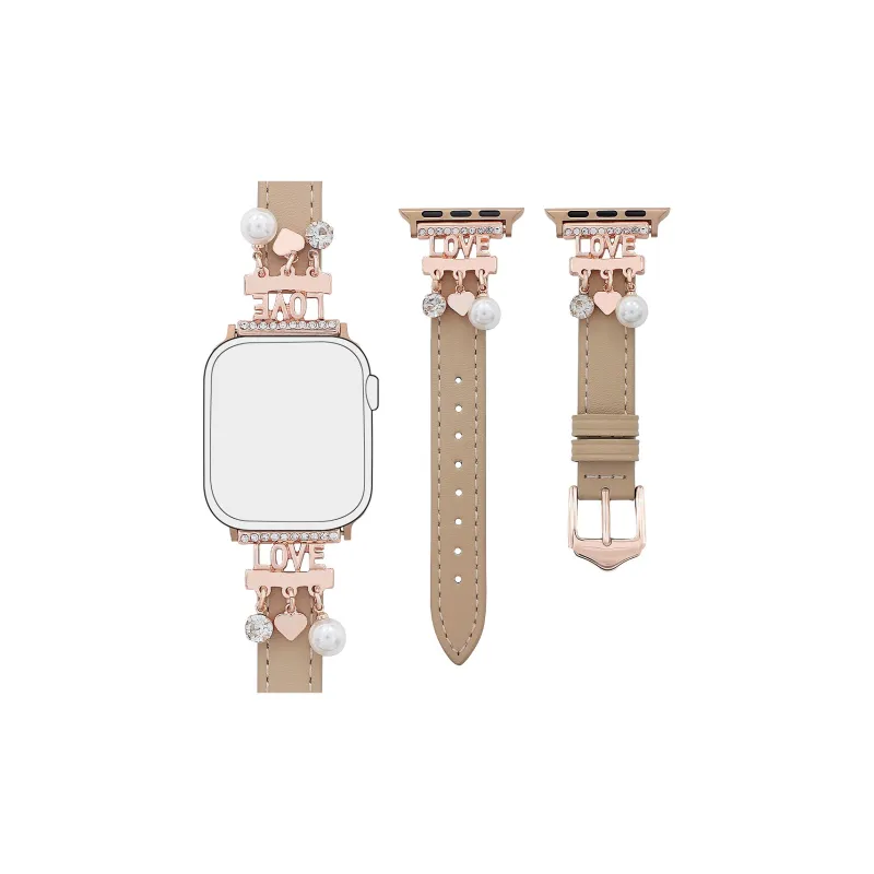MSSM Watch Band Apple Compatibility 45mm Genuine Leather Material-5