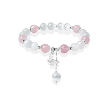 JIACUIYUN Glass Cat Eye Bracelets Unisex
