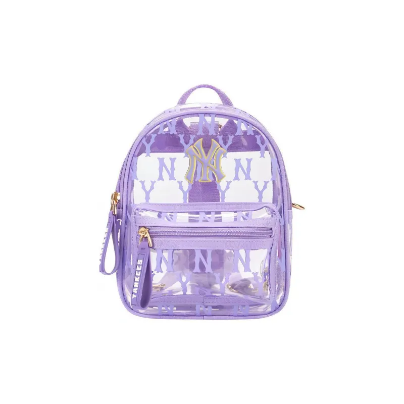 MLB Monogram Collection PVC Polyvinyl Chloride Backpack Mini Unisex Purple-0
